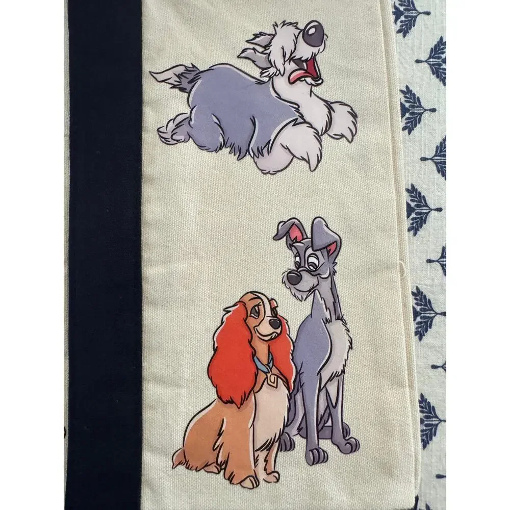 Disney Dogs Full Size Tote  Lady Nana Max Custom Made Trader Joes bag
